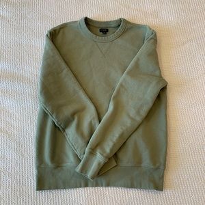 J.Crew Garment-Dyed Terry Crewneck Sweatshirt